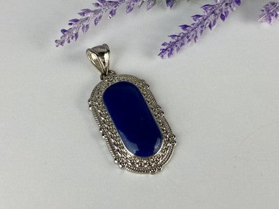 Pendant With Blue Agate