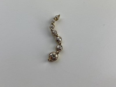 925 Sterling Silver Diamond Pendant