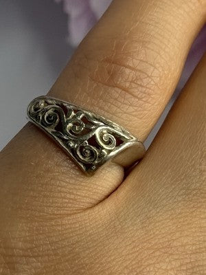 Vintage 925 Sterling Silver Ring Size 5
