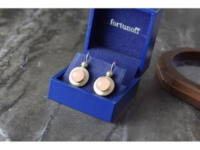 925 Sterling Silver Rose Quartz Earrings