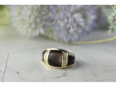 925 Sterling Silver Mother OF Pearl Ring Size 8