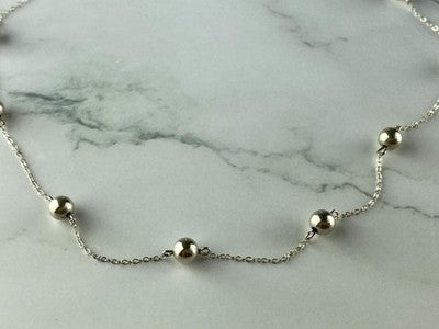 925 Sterling Silver Necklace Italy