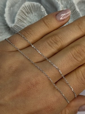 14K YELLOW WHITE GOLD DIAMOND 0.7 CARAT NECKLACE LENGTH 18 INCH