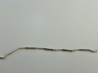 925 Sterling Silver Necklace Chain "Charm" Italy 30.3 In