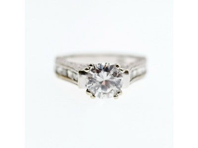 925 Sterling Silver CZ Ring Size 7.5