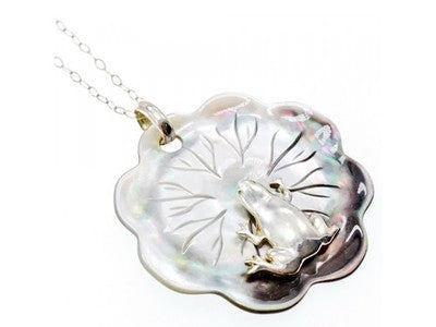 925 Sterling Silver Galiotis "Frog" Chain With Pendant