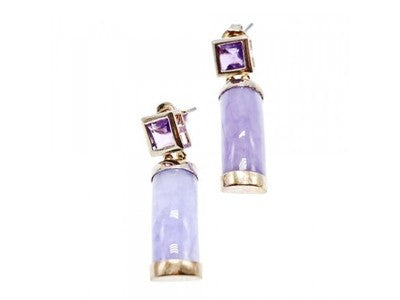 925 Sterling Silver Iolite Earrings