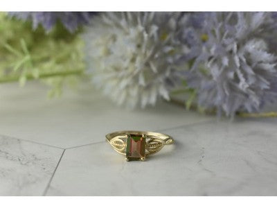 925 Sterling Silver Spinel Ring Size 6.5