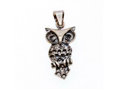 925 Sterling Silver "Owl" Pendant