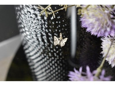 925 Sterling Silver CZ Butterfly Pendant
