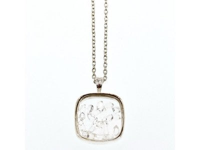925 Sterling Silver CZ Chain With Pendant