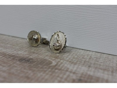 Men's Vintage 925 Sterling Silver Cufflinks Mexico