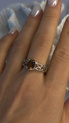 925 Sterling Silver Mystic Sunrise Topaz Ring Size 11.5