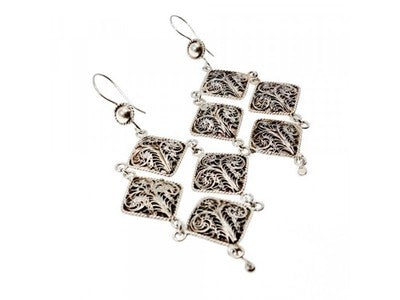 Vintage 925 Sterling Silver Earrings