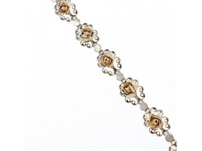 Vintage 925 Sterling Silver Bracelet Size 7 In