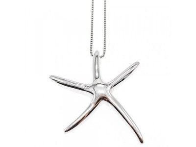 925 Sterling Silver "Starfish" Chain With Pendant