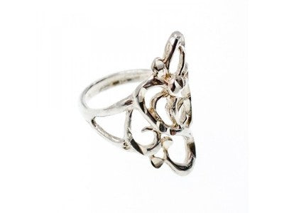 925 Sterling Silver Ring Size 6.5 Italy