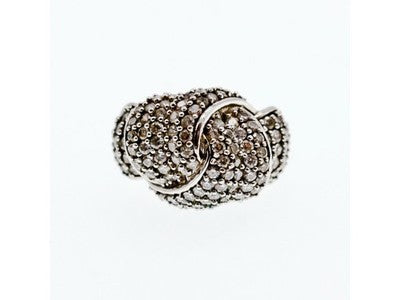 925 Sterling Silver CZ Ring Size 6.5