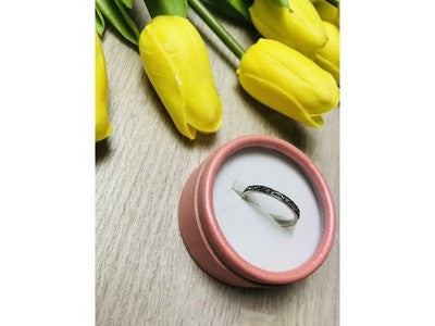 925 Sterling Silver Band Ring Size 9