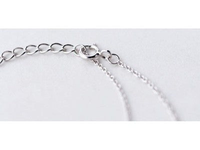 925 Sterling Silver "Moon" Chain With Pendant
