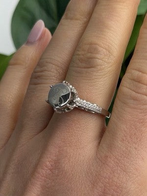 AshleyMaria Monogram 925 Sterling Silver Ring Size 8