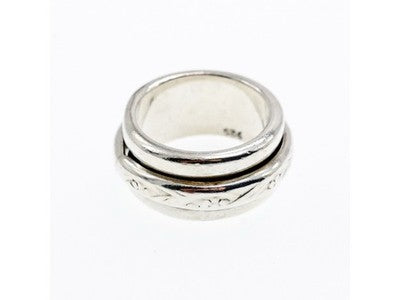 925 Sterling Silver "Spinner" Ring Size 5.5