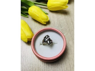 925 Sterling Silver "Seahorse" Ring Size 5.5