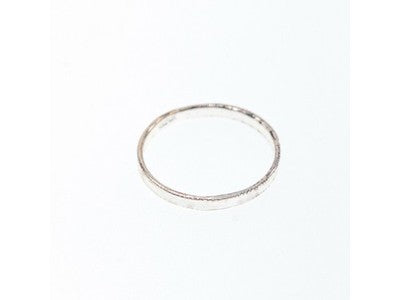 925 Sterling Silver Band Ring Size 8.5 Italy