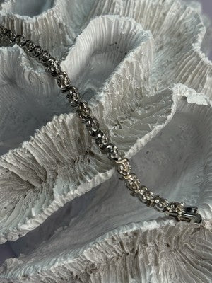 925 Sterling Silver Bracelet Length 7.5 Inch
