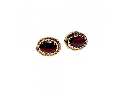 925 Sterling Silver Agate Stud Earrings