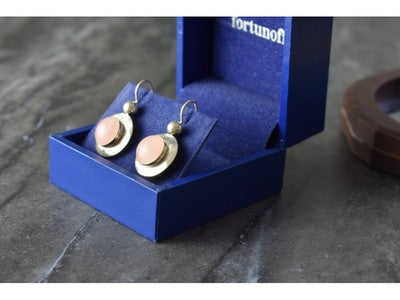 925 Sterling Silver Rose Quartz Earrings