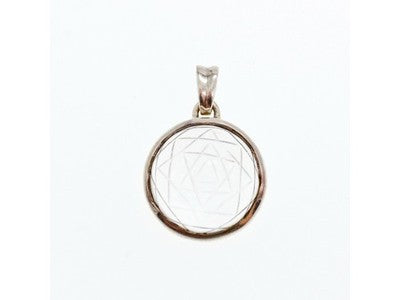 925 Sterling Silver Achroite ( White Tourmaline) Pendant