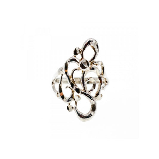 925 STERLING SILVER RING SIZE 6.5 ITALY