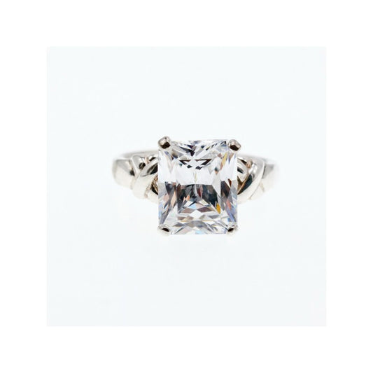 925 STERLING SILVER CZ RING SIZE 11.5