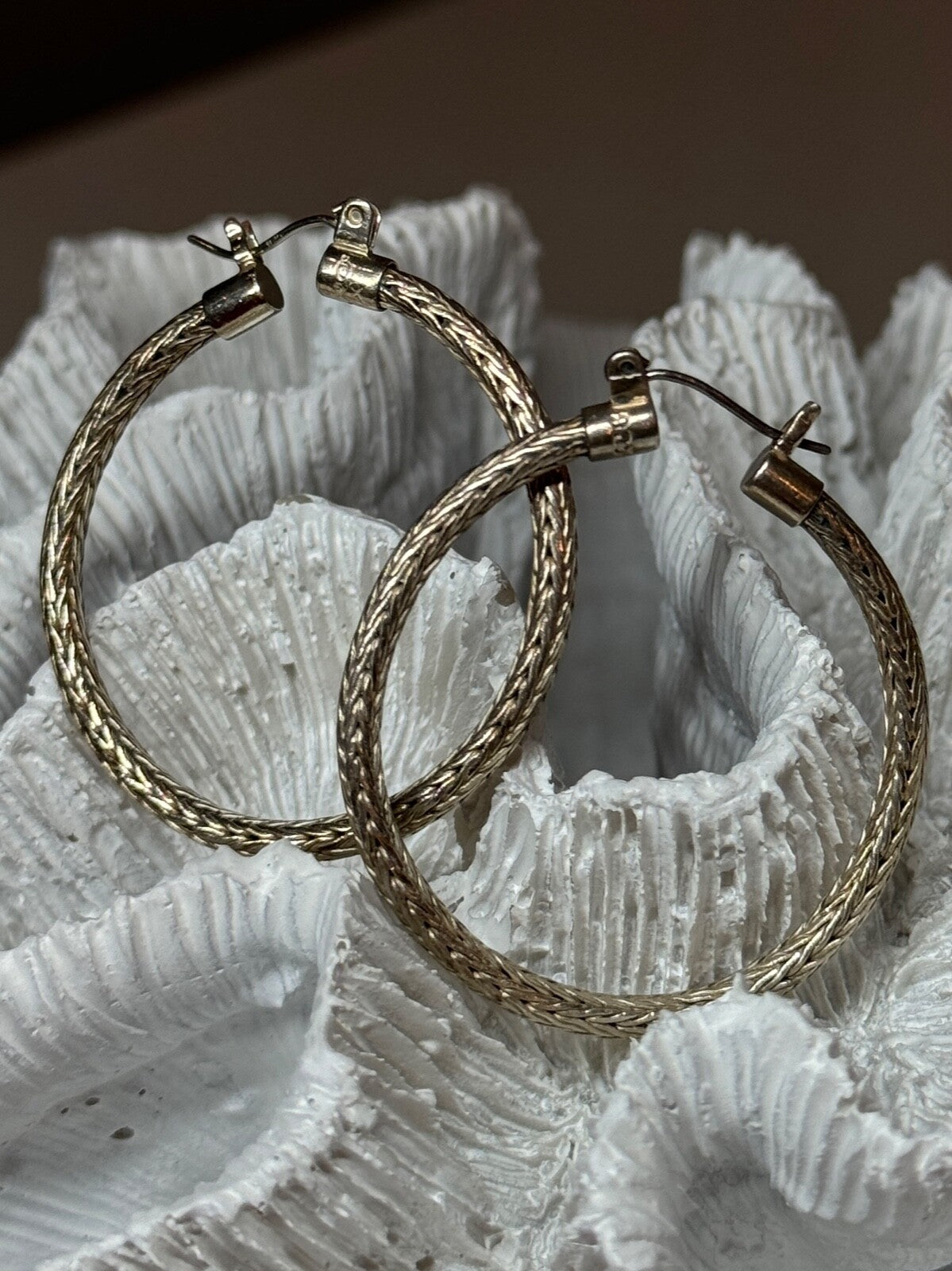 925 Sterling Silver Earrings Length 1.5 Inch