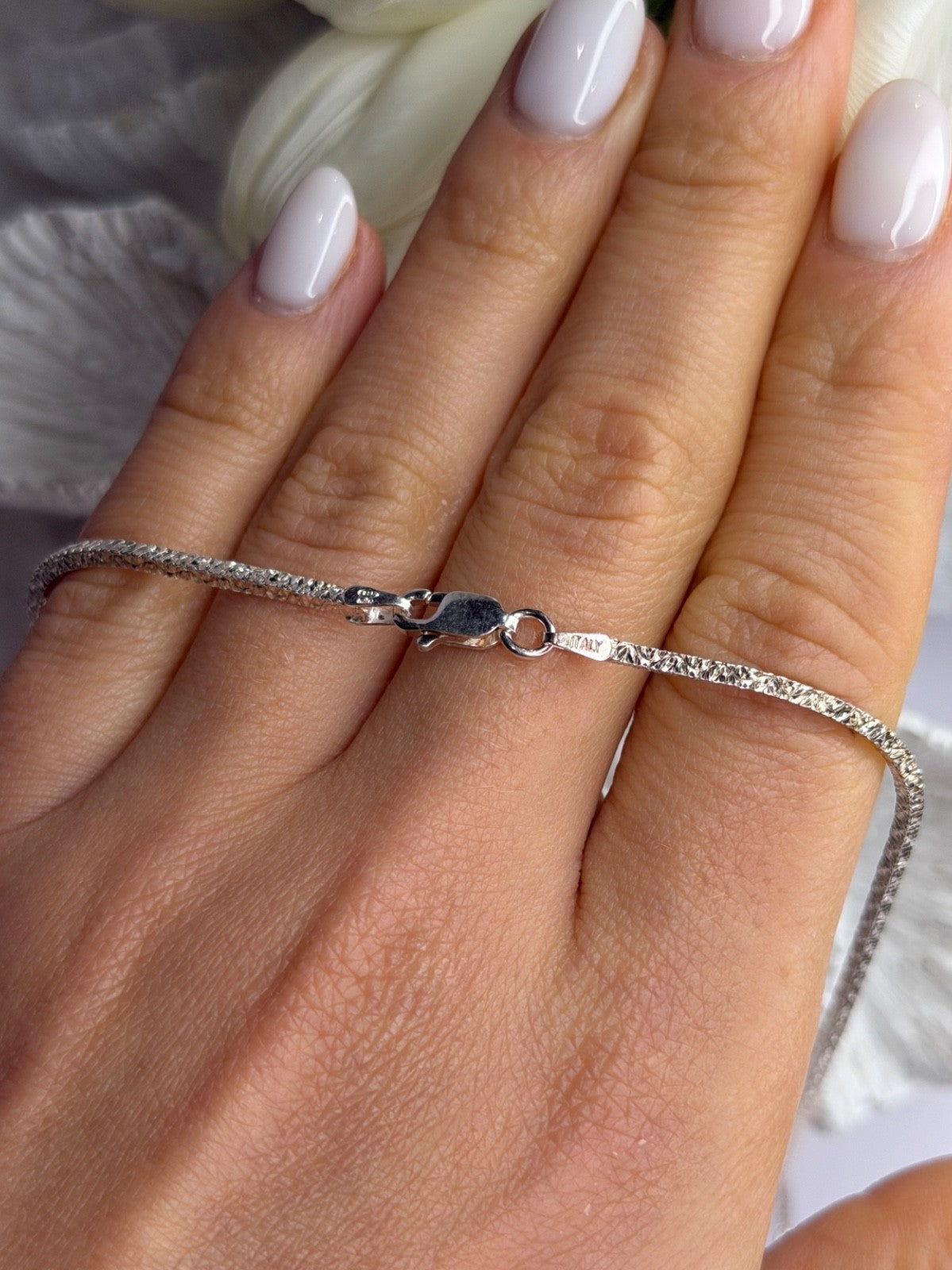 Elegant Italy Milor 925 Sterling Silver Chain Necklace