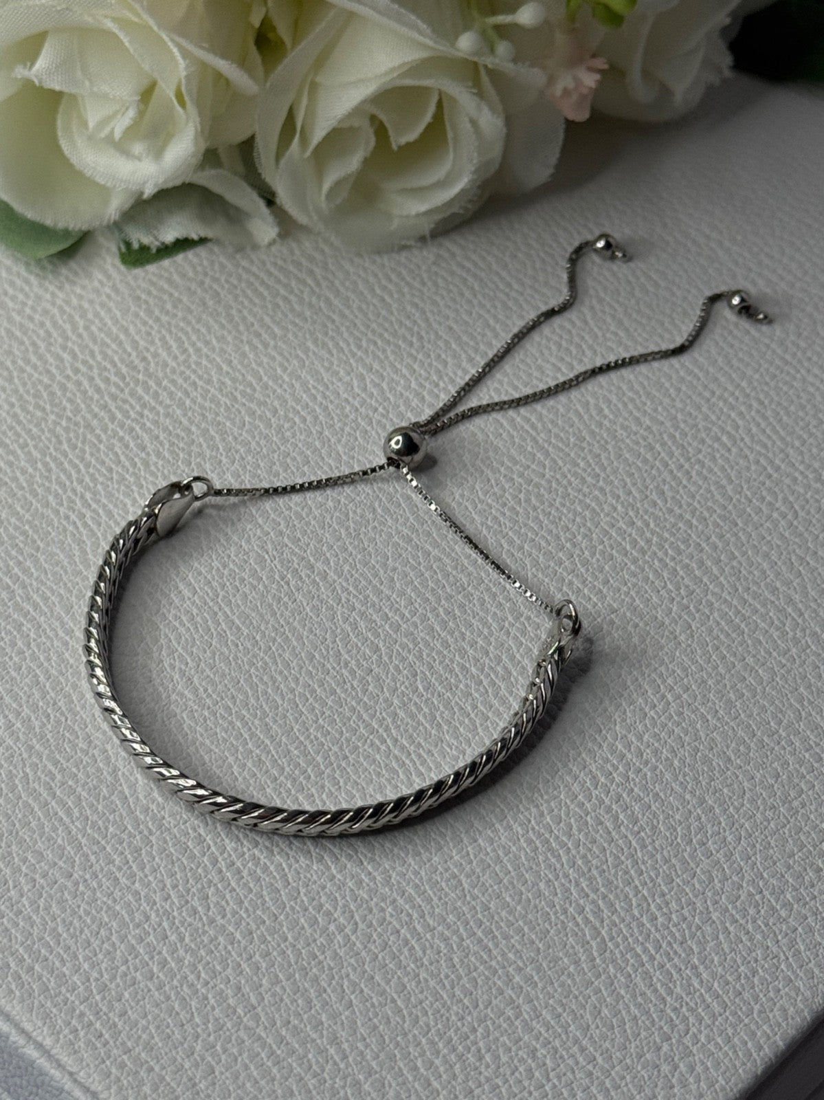 Classy Sizable 925 Sterling Silver Bracelet
