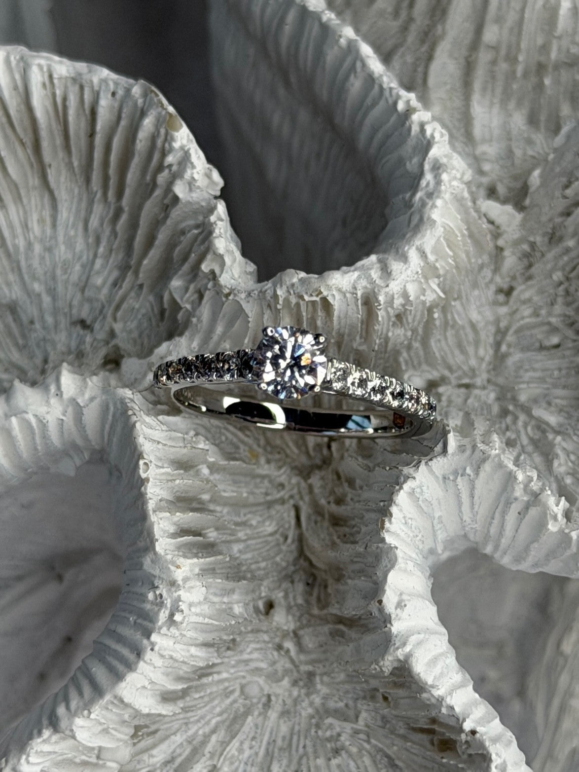 GOC 925 Sterling Silver Cz 0.86 ct Ring Size 7