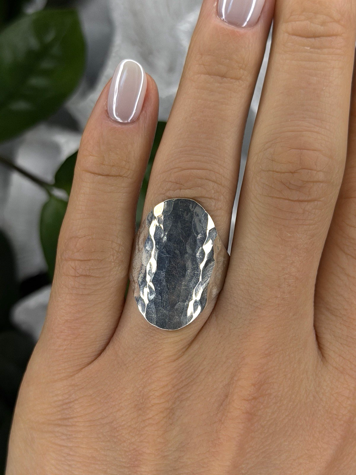 Minimalist 925 Sterling Silver Ring Size 8