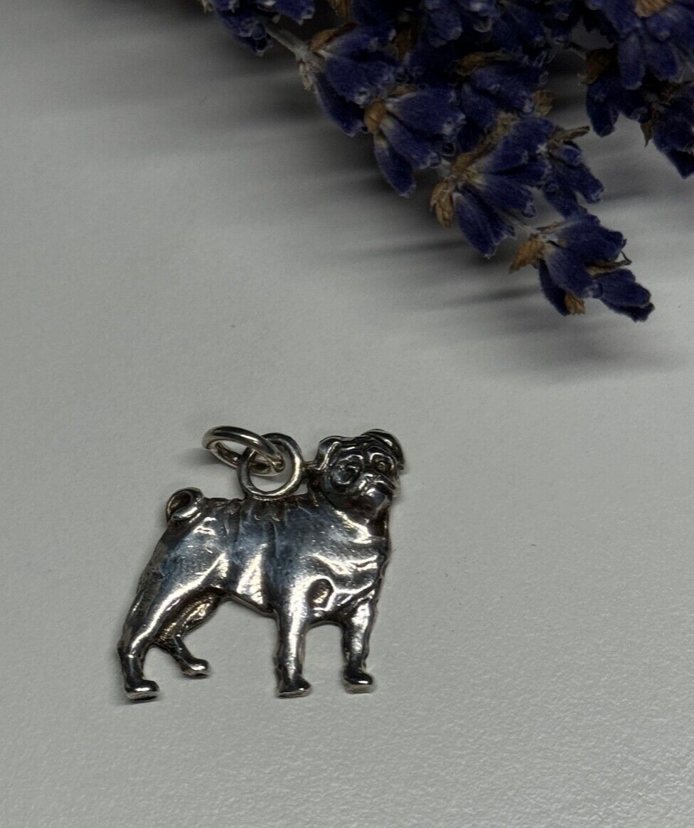 925 Sterling Silver Dog Pendant