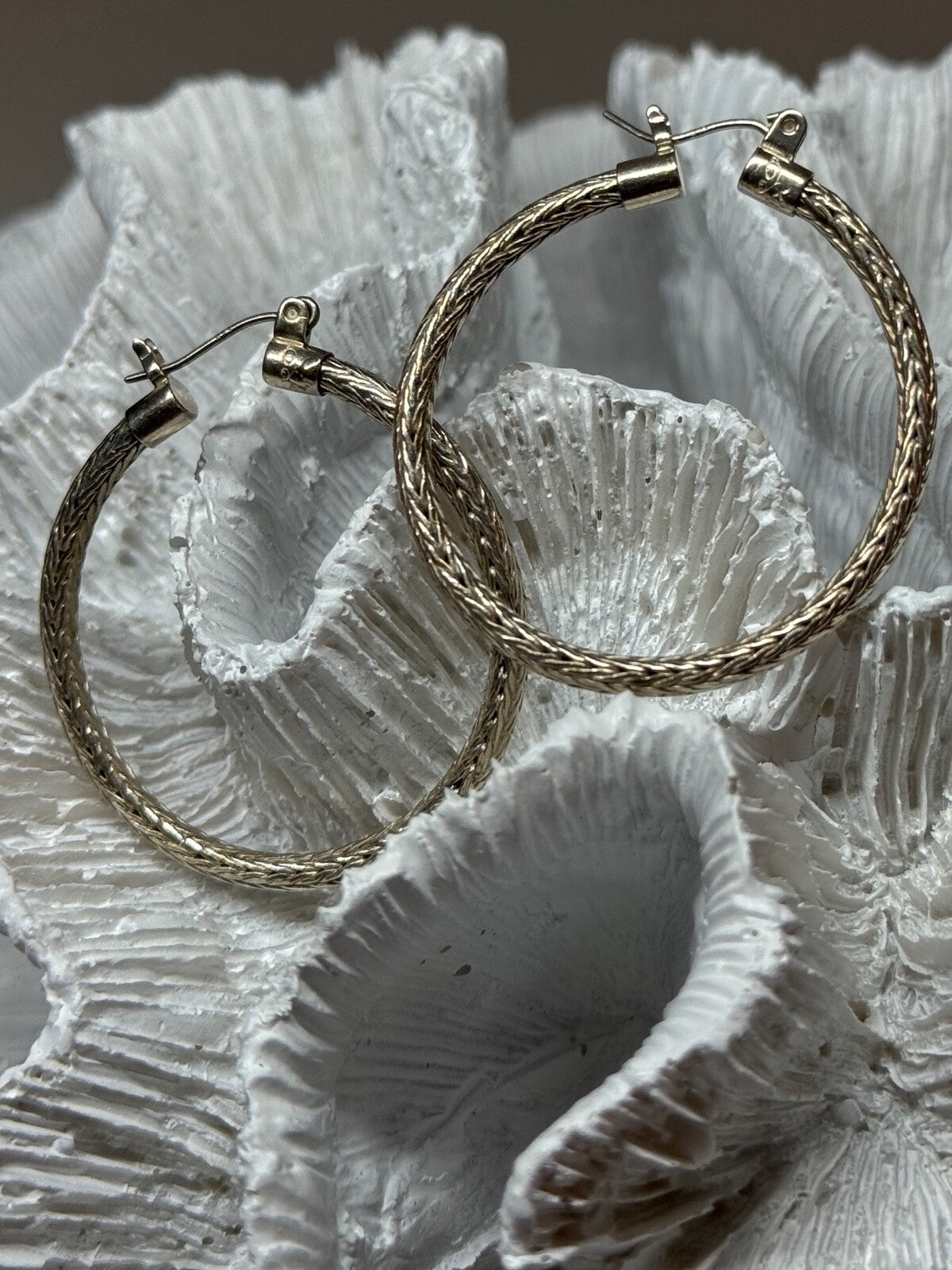 925 Sterling Silver Earrings Length 1.5 Inch