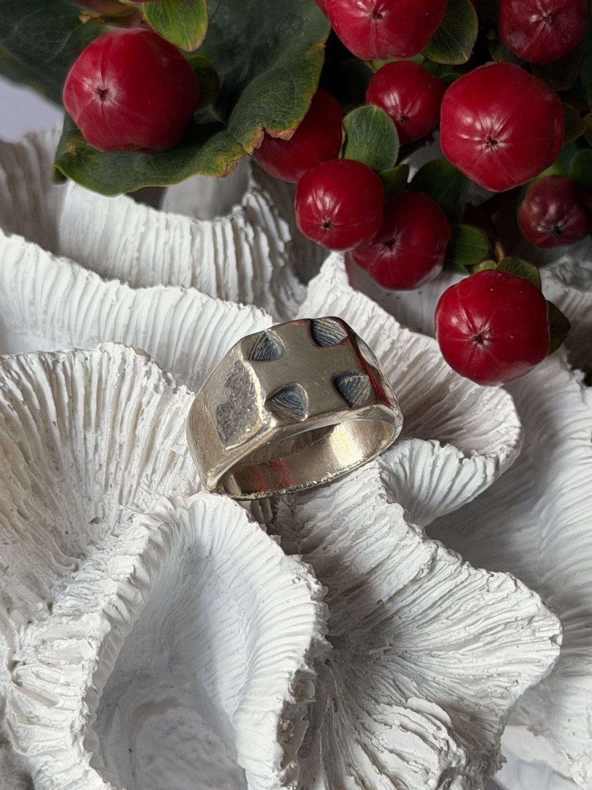 Vintage Mens 925 Sterling Silver Cross Ring Size 11