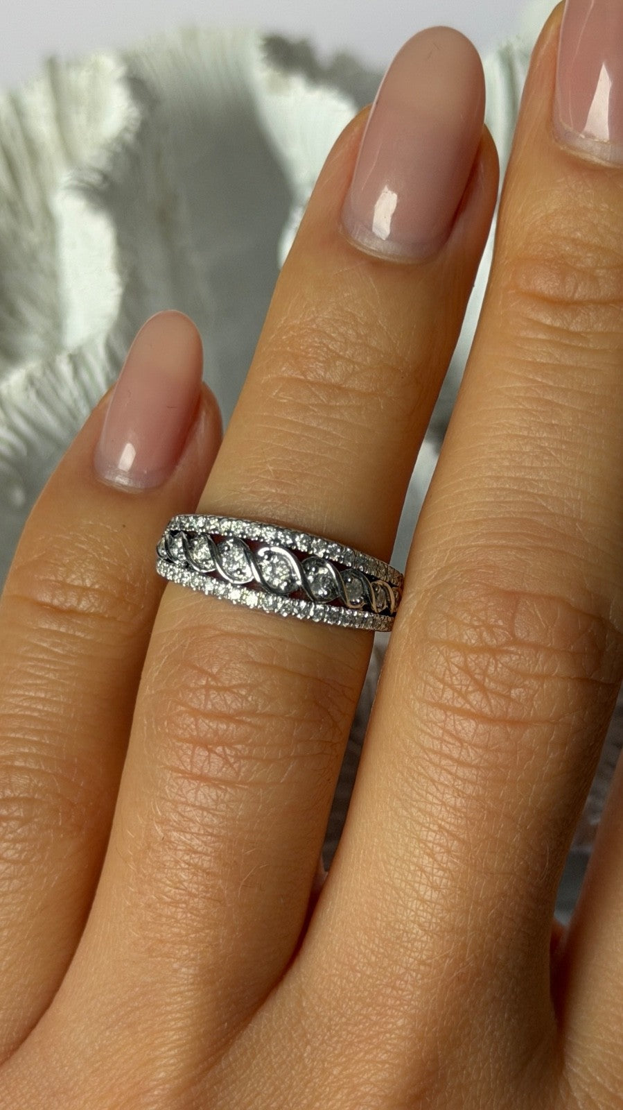 14K Yellow Gold Diamond 0.50 ct Ring Size 5.5