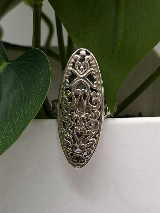 Vintage 925 Sterling Silver Ring Size 7