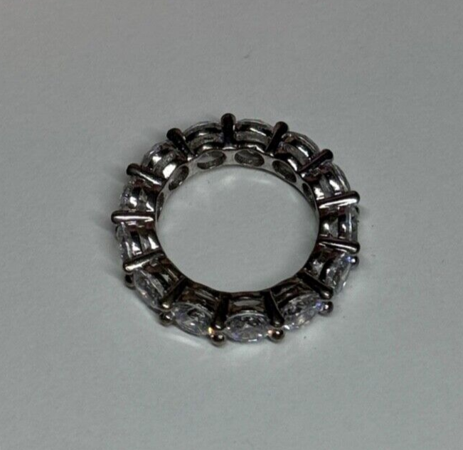 925 Sterling Silver CZ Ring Size 4