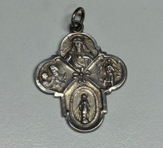 925 Sterling Silver Cross Length 30 Mm