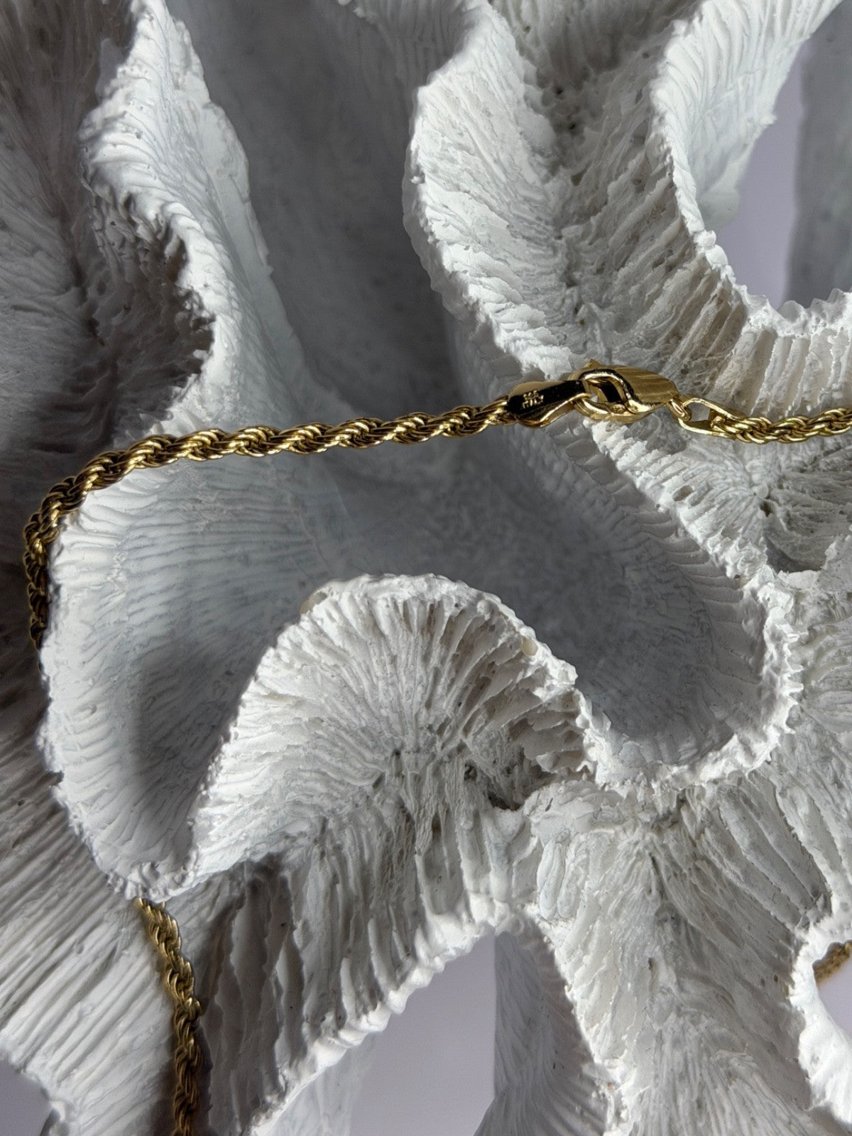 Italy 925 Sterling Silver Gold Plated Chain