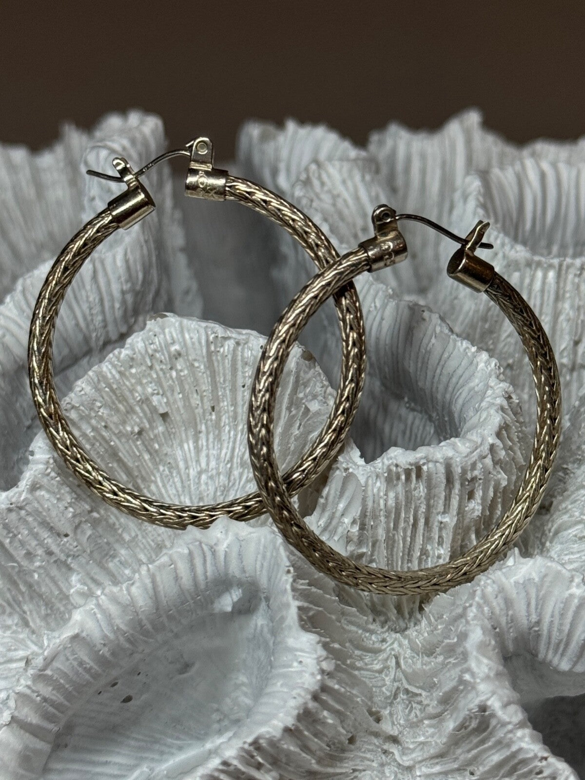 925 Sterling Silver Earrings Length 1.5 Inch