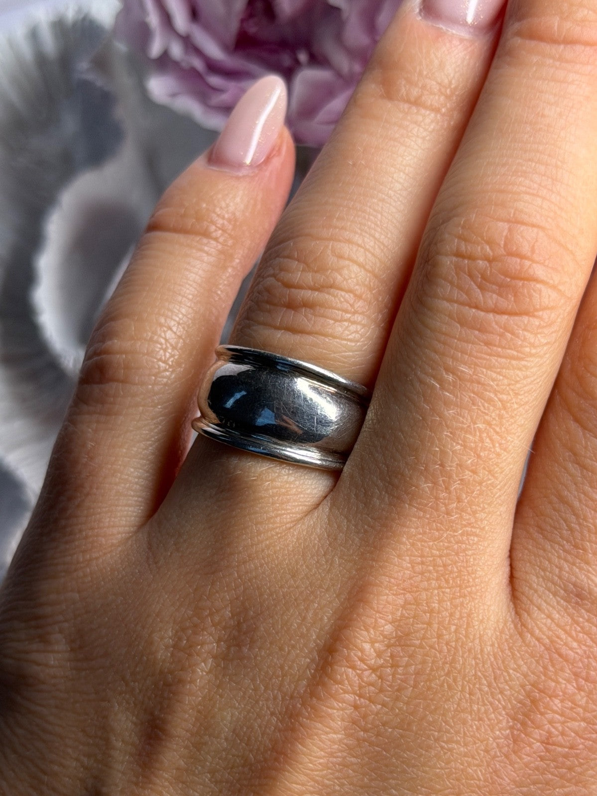 Vintage 925 Sterling Silver Ring Size 7