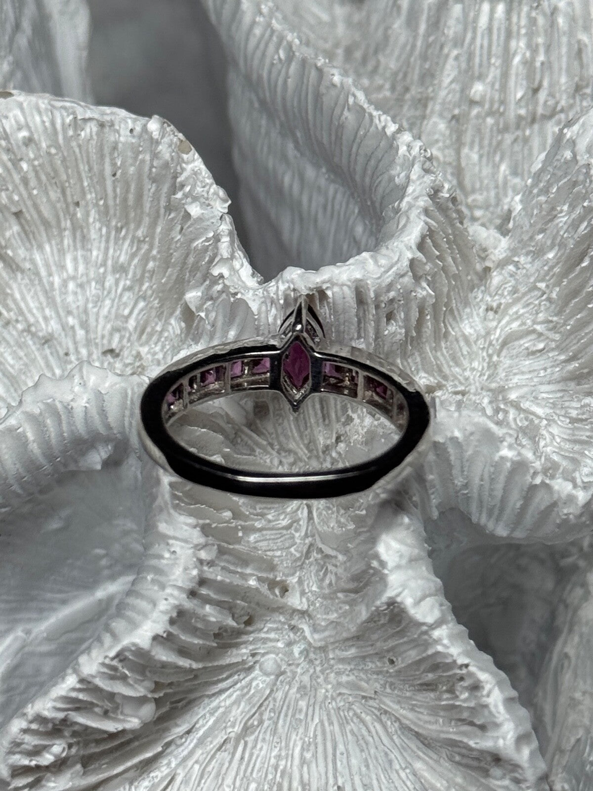 925 Sterling Silver Spinel Ring Size 7.5